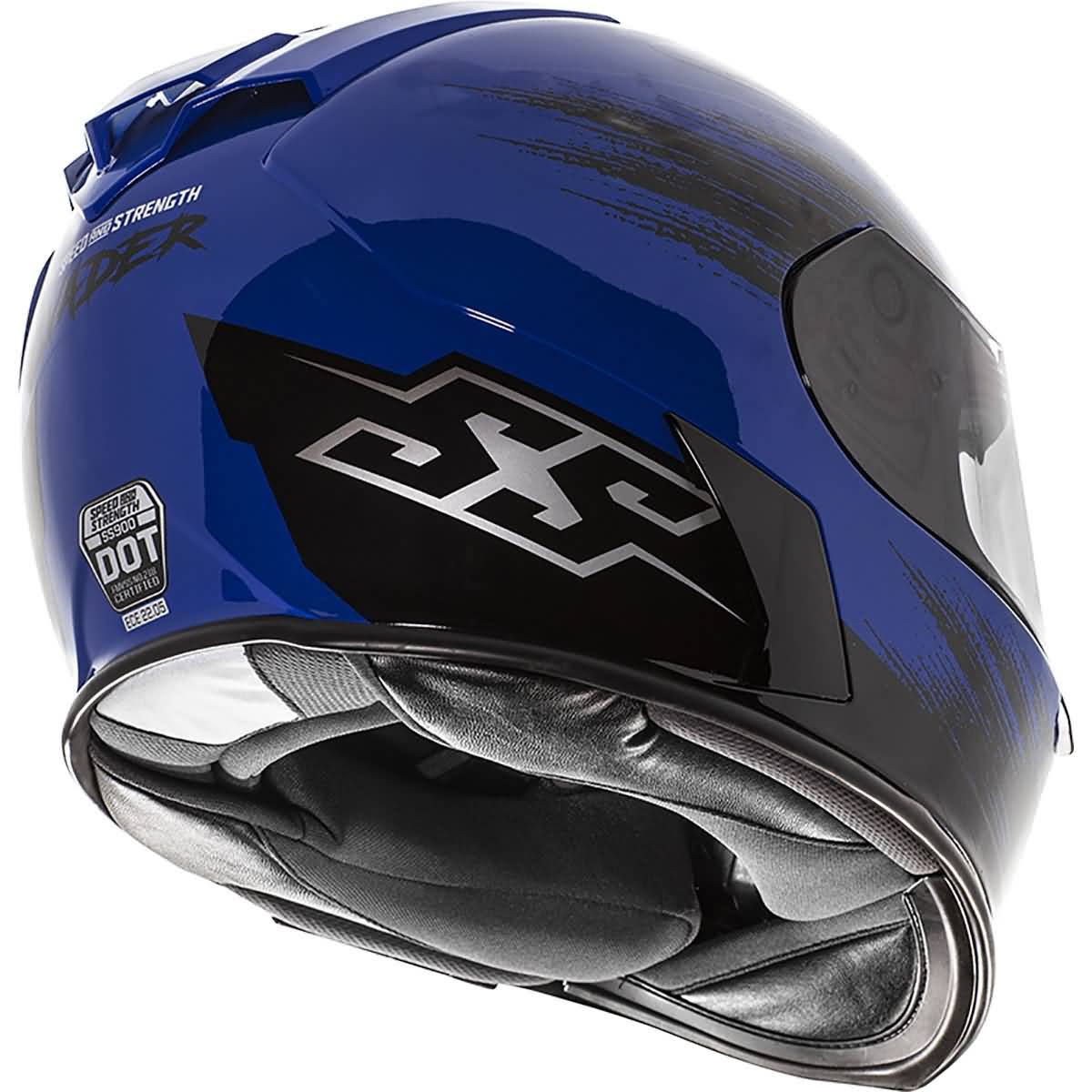 Hi-Vis Yellow Motorcycle Helmet D711260