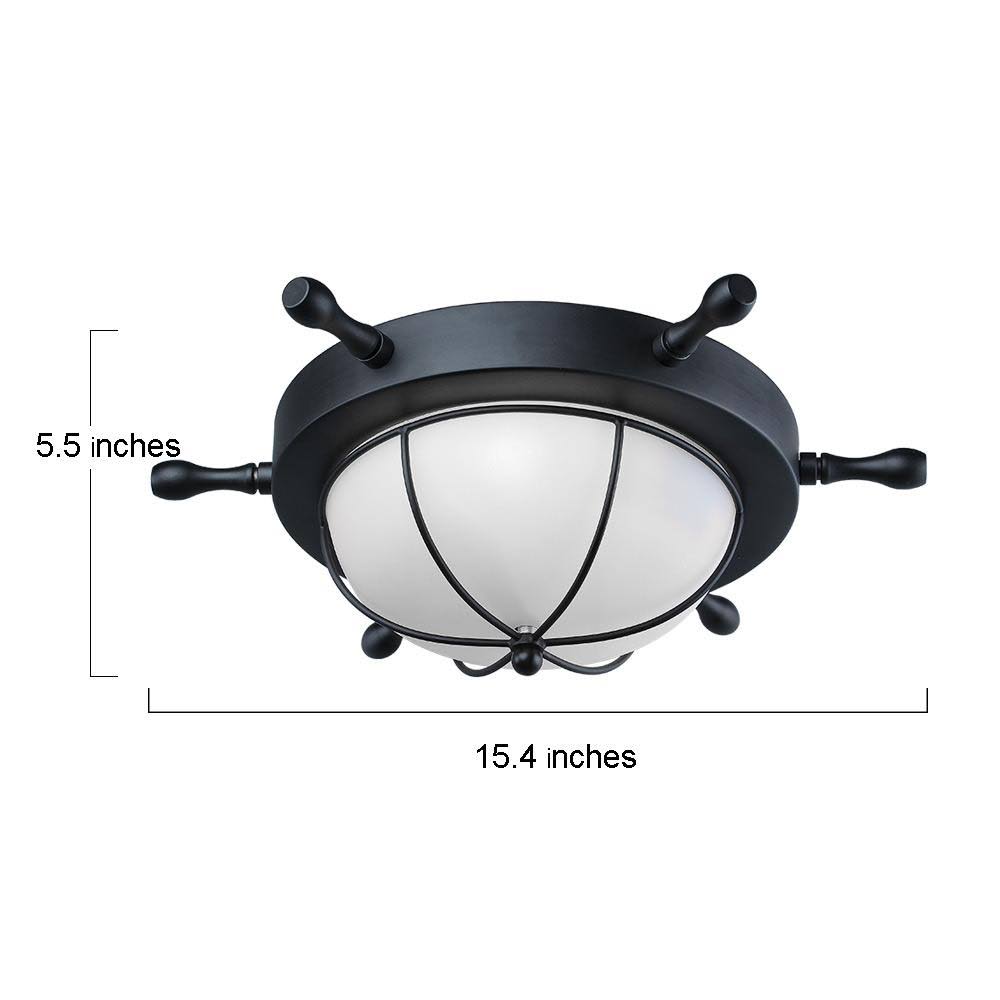 Nautical Flush Mount Ceiling Light V2289