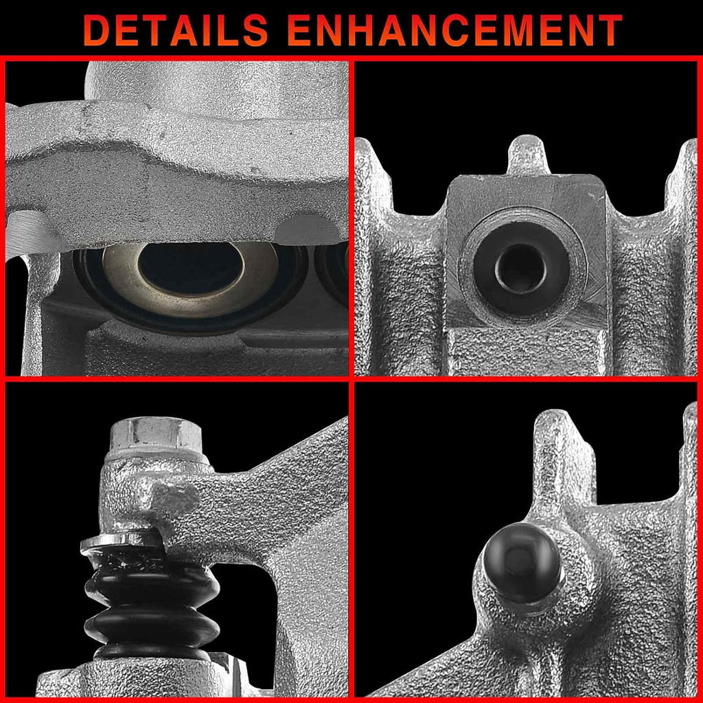 Disc Brake Caliper Assembly with Bracket 2-PC Set Z145