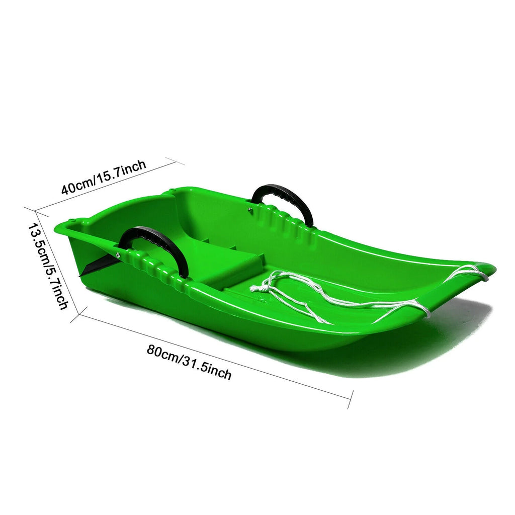 Winter Snow Sled Racer Toboggan Pulling Boat Seat Sled O454