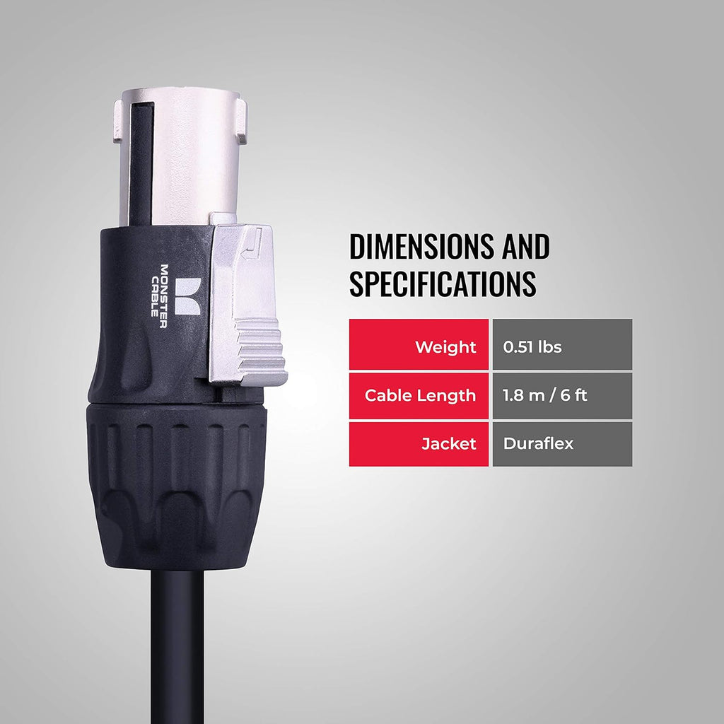 20ft Speaker Cable with SpeakOn Connectors V499