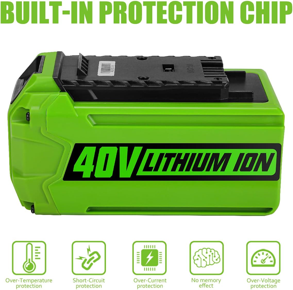 6000mAh 40V Lithium Battery with Charger T46063