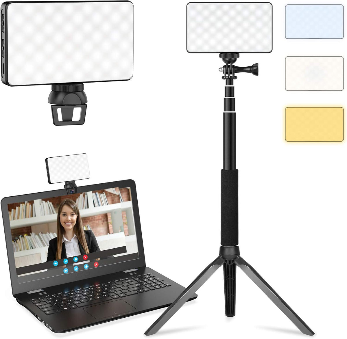 Video Conference Lighting Kit with Clip A2261