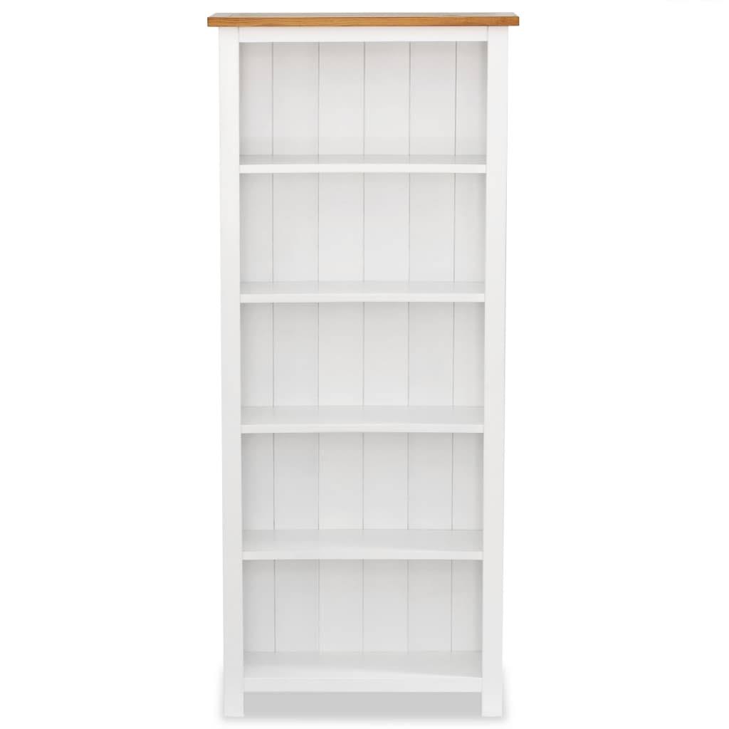 3-Tier Solid Oak Wood Bookcase W20710