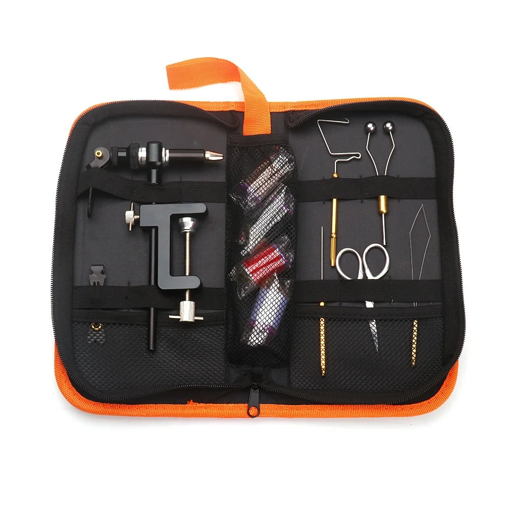 Fly Tying Tools Kit with Needle Whip Finisher Scissors B8897