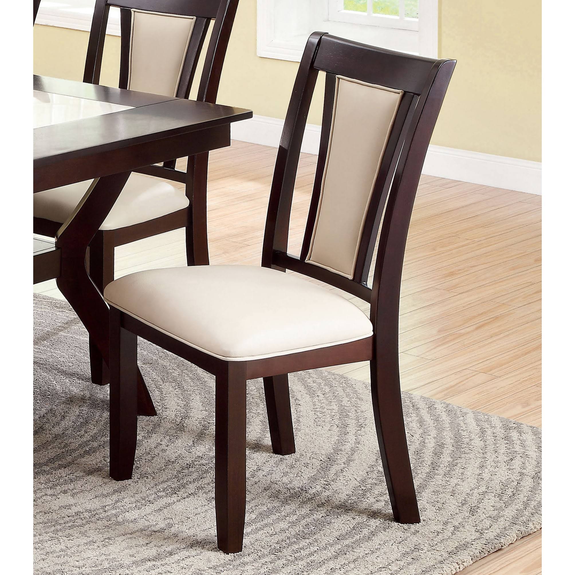Dark Cherry Dining Chair Set of 2 Q656425