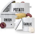 Farmhouse Kitchen Storage Canister Set of 3, Pack of 2 B219699