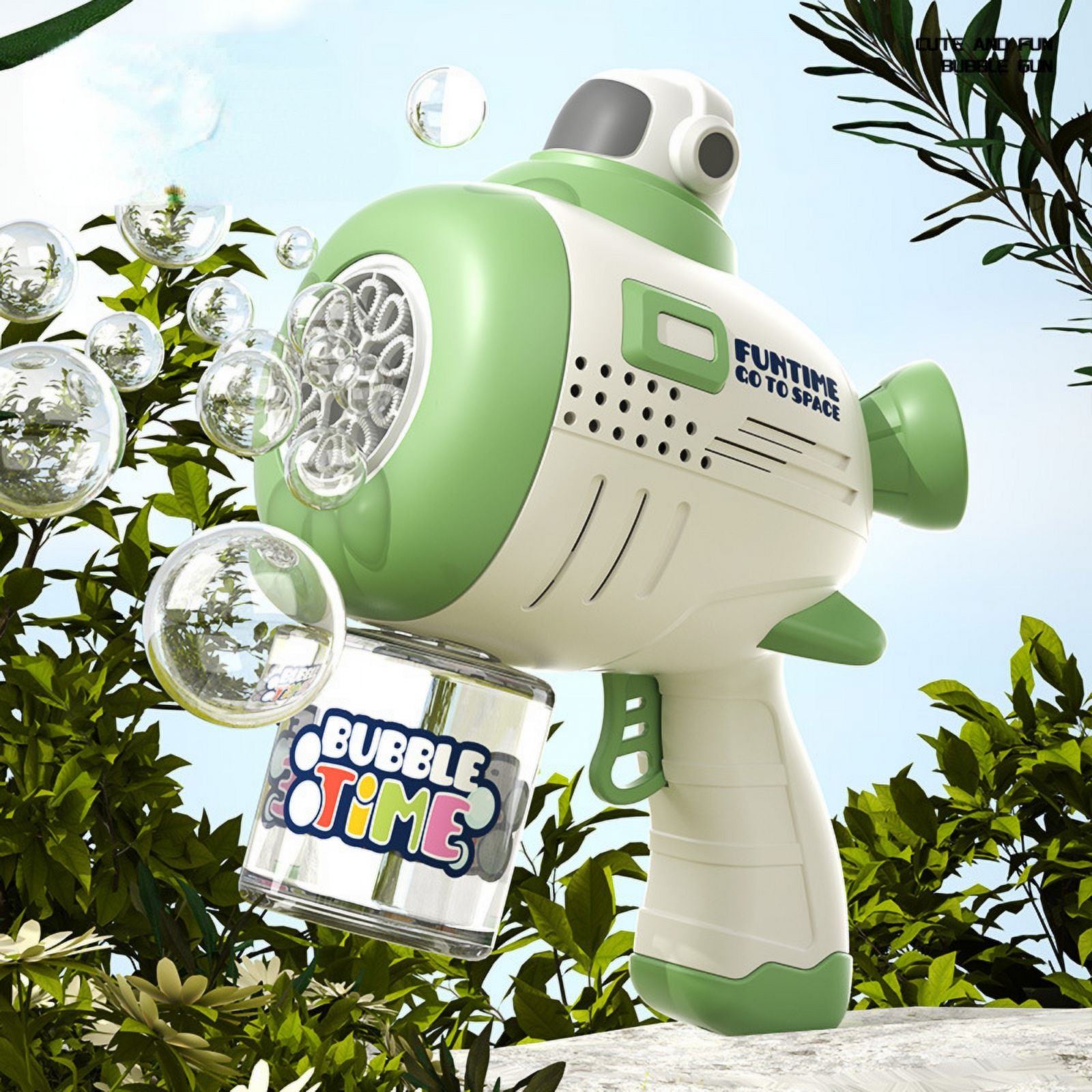 Green Bubble Gun M350007
