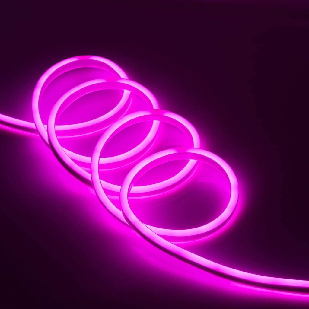 Pink 150FT LED Flexible Neon Rope Strip Light Tube Lighting Y457