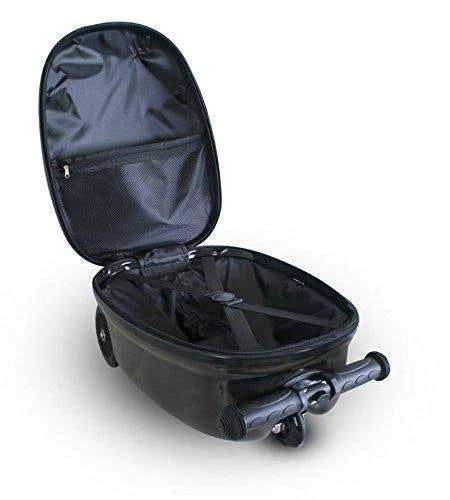 White Polly The Panda Scooter Suitcase C7876