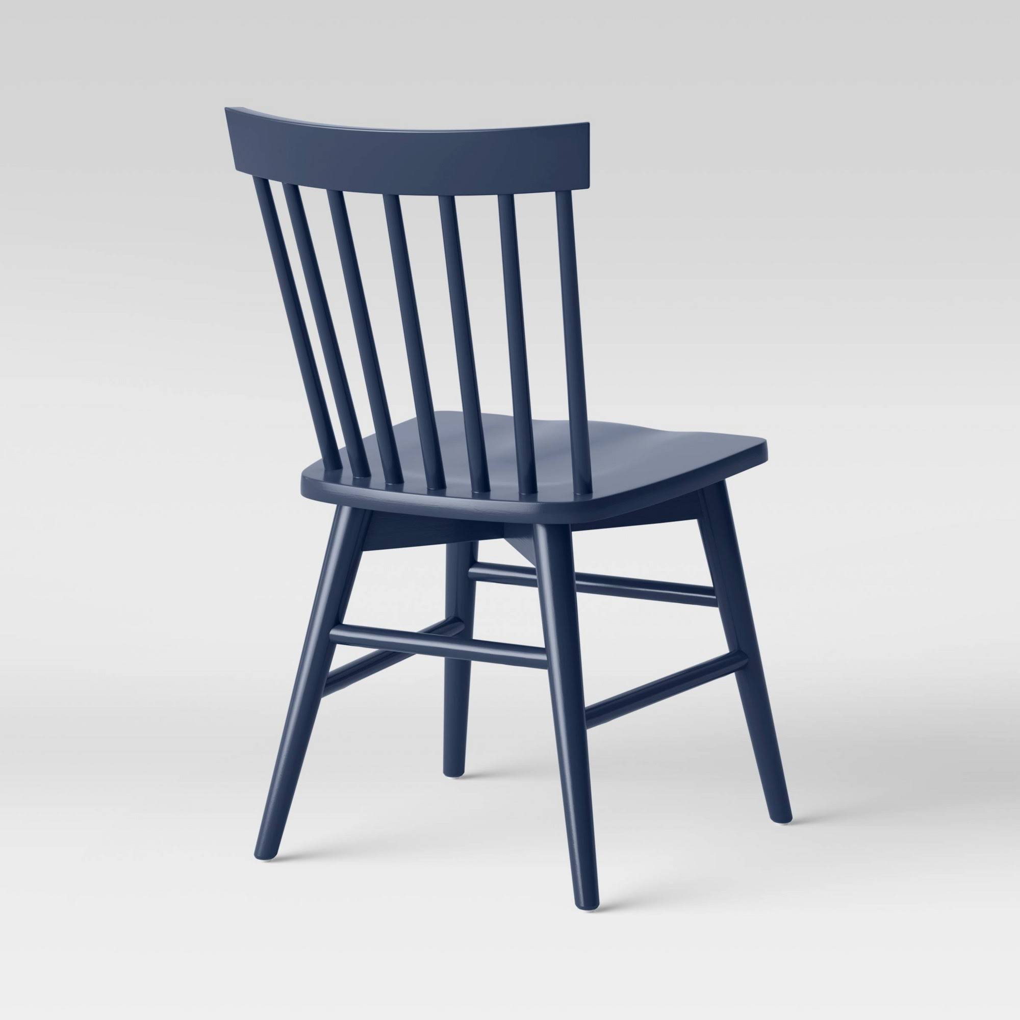 Set of 2 Dark Blue Windsor Dining Chair K192