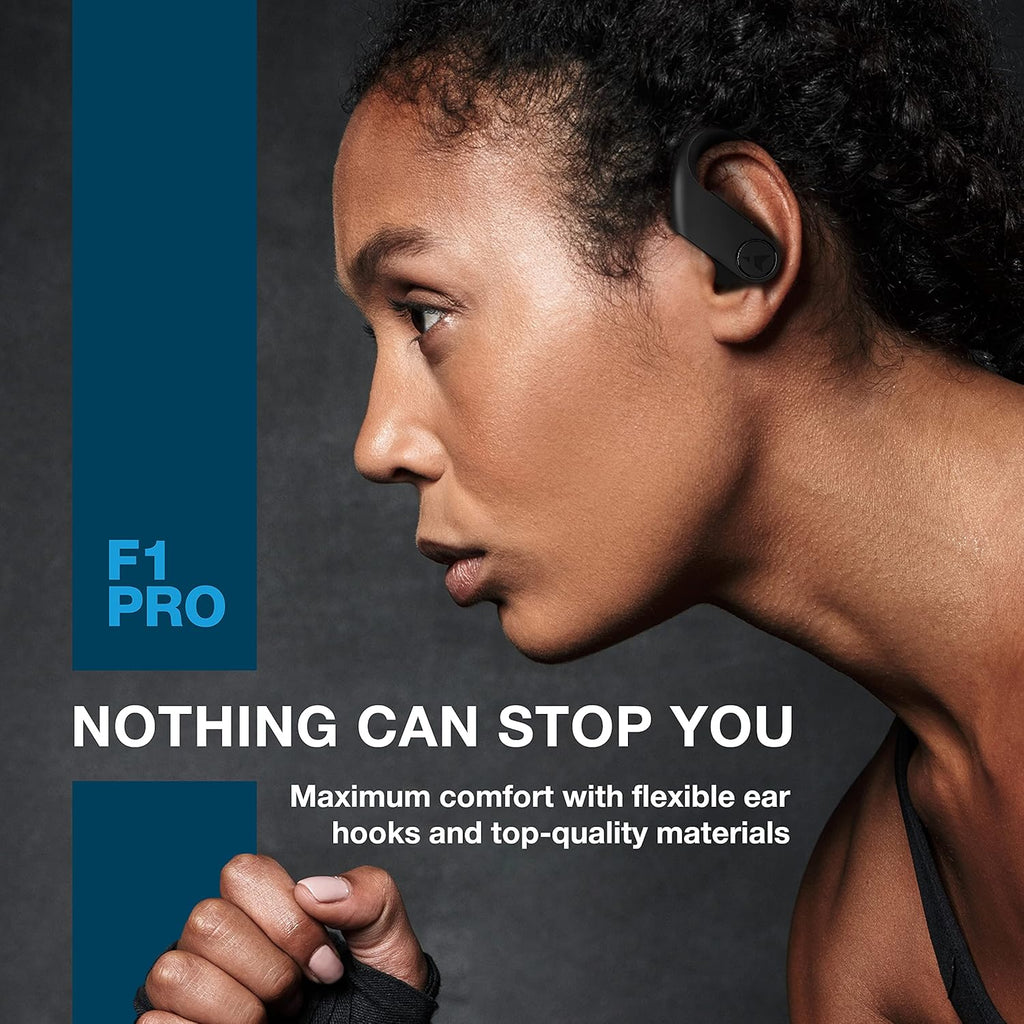 Black Pack of 2 Wireless Earbuds with Charging Case Z153