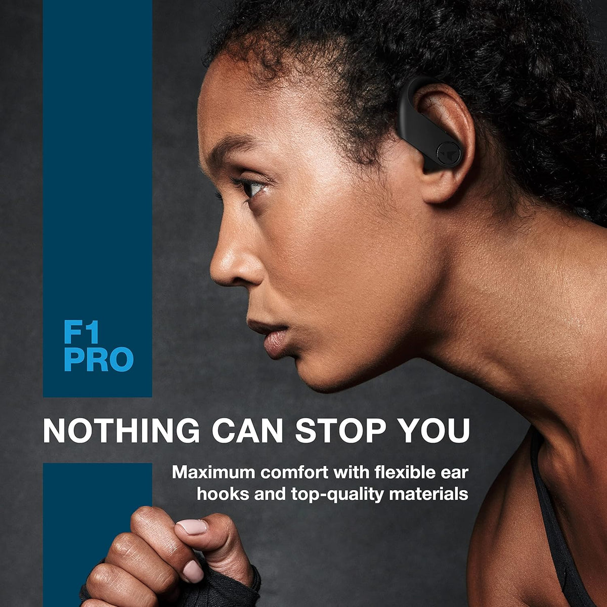 Black Pack of 2 Wireless Earbuds with Charging Case Z153