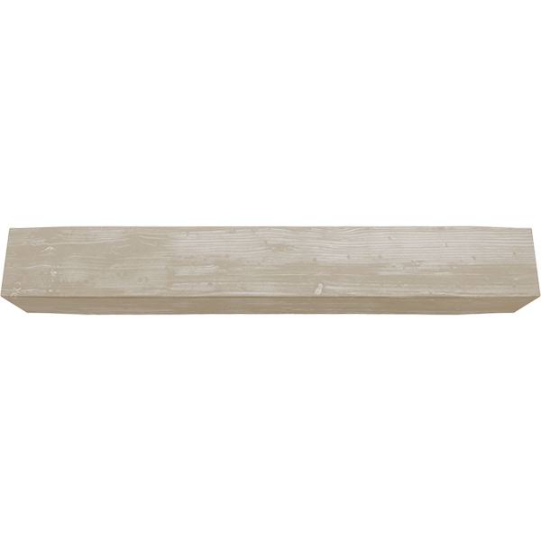 White Washed Faux Wood Fireplace Mantel V5649