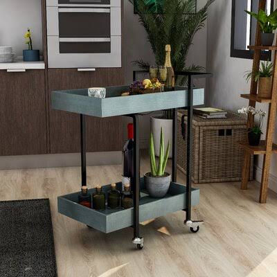 Blue Bar Cart C42531