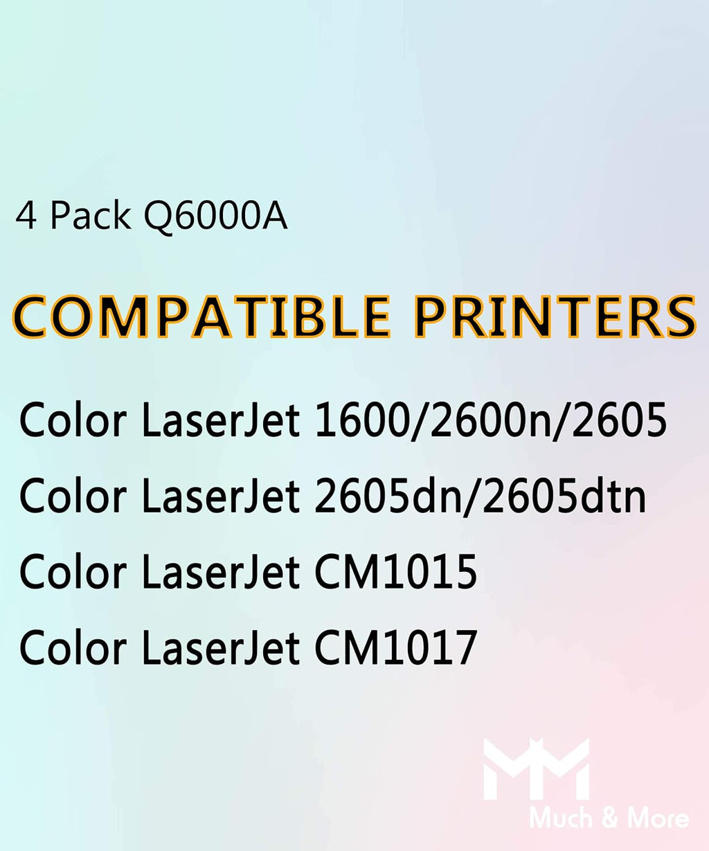 Compatible Toner Cartridge 4-Pack (Black, Cyan, Yellow, Magenta) B189