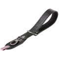 Grained Black Leather Camera Wrist Strap Z4316