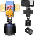 White Pack of 2 Auto Face Motion Tracking Phone Holder with Remote D362