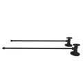 Flat Black Lavatory Supply Kit V8986