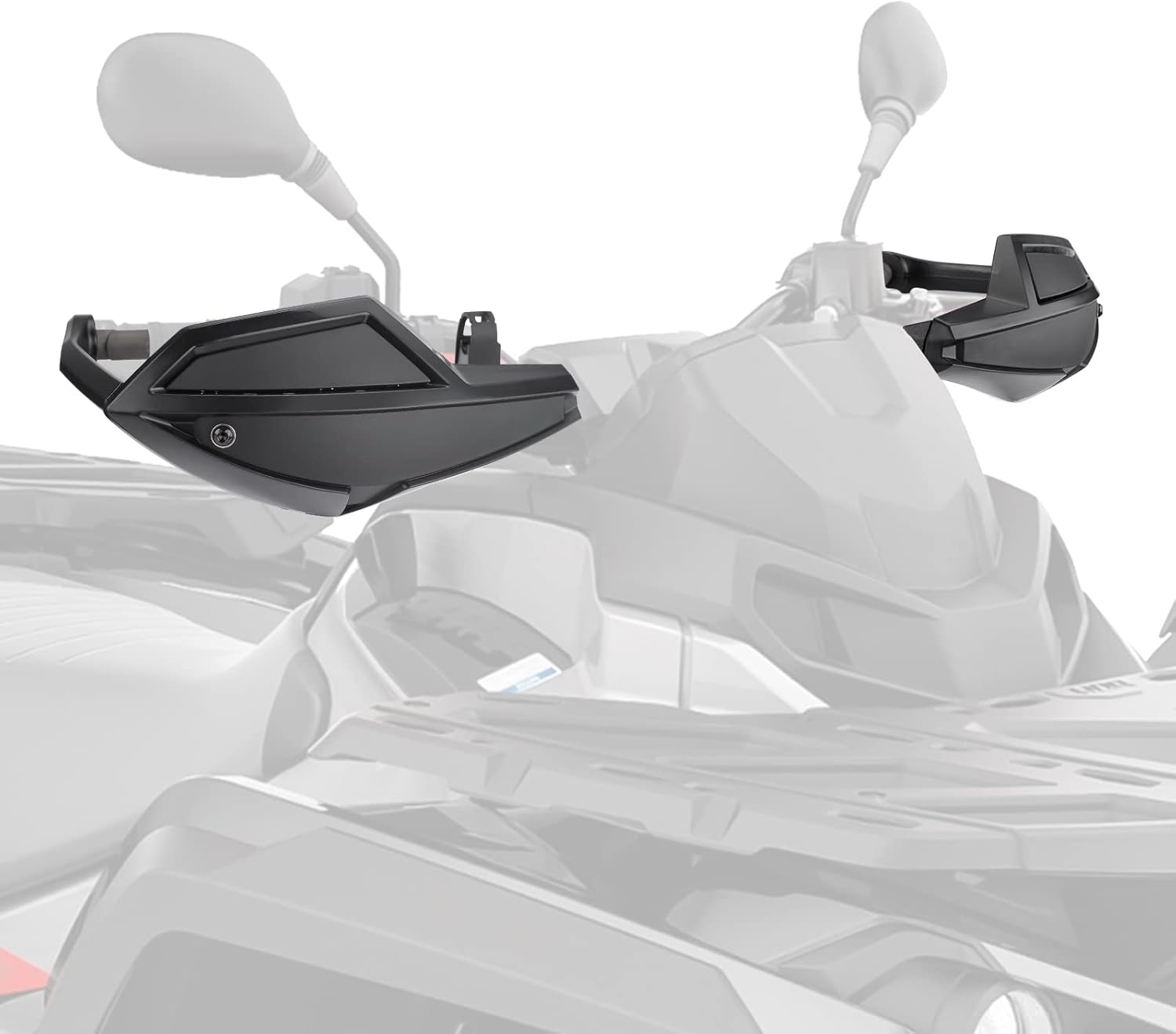 ATV HandGuard and Wind Deflector Kit with Mounting Straps A78787