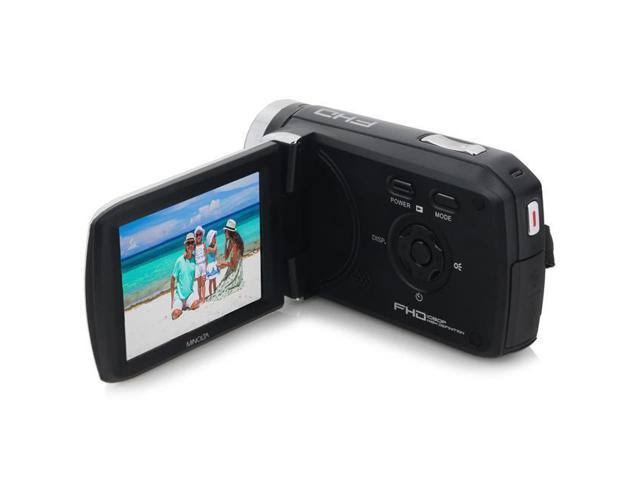 Black 1080p Full HD Digital Camcorder D75389