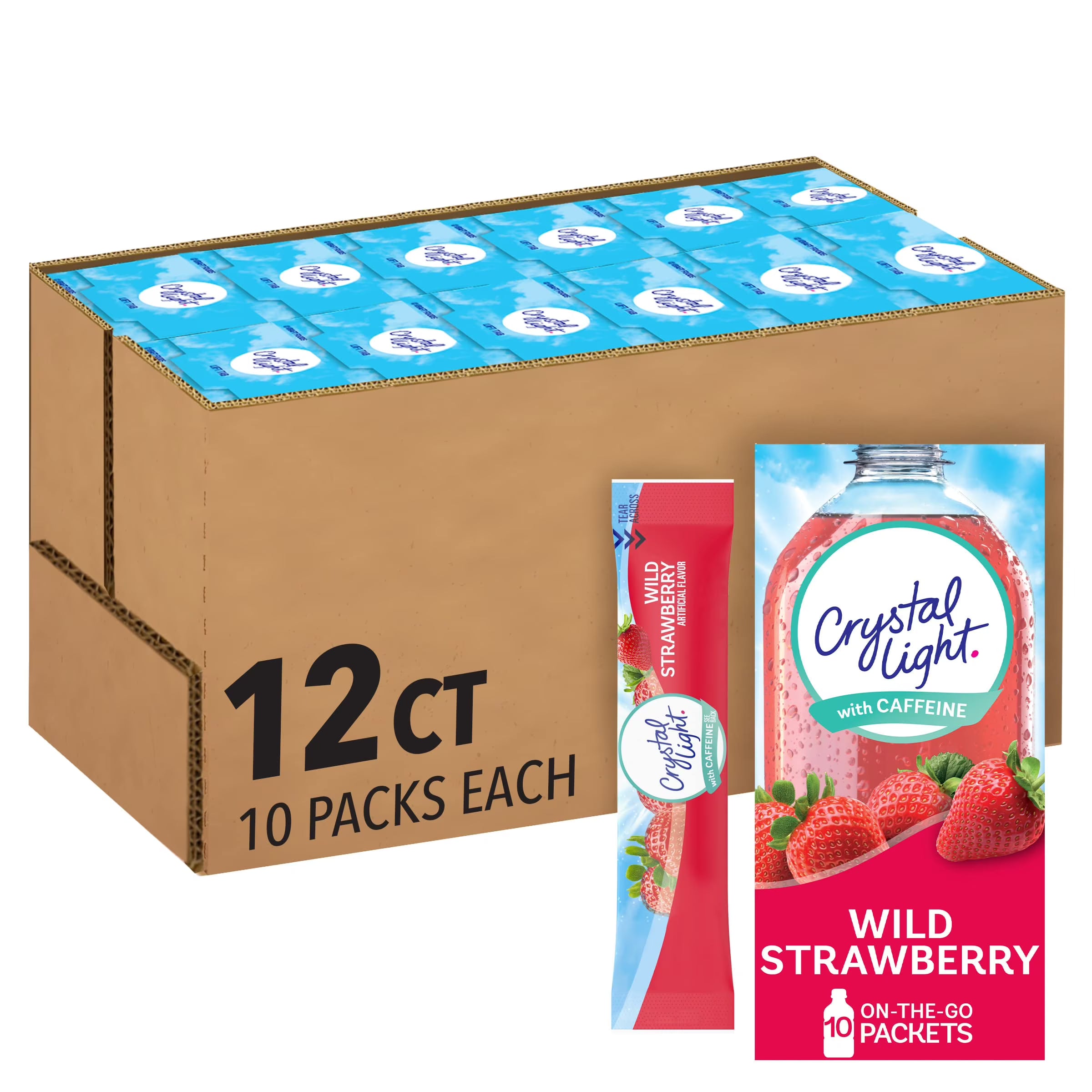 Sugar-Free Wild Strawberry Powdered Drink Mix 120 Count K157170