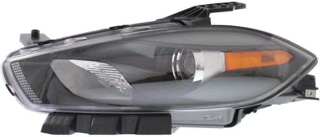 Pair Headlights Black Trim Q6221