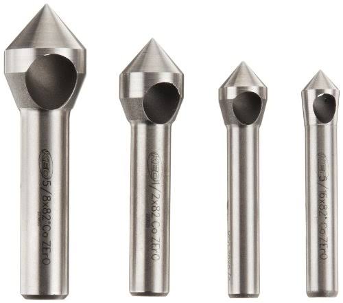 Cobalt Steel Single-End Countersink Set 82 Degree Point Angle A1774