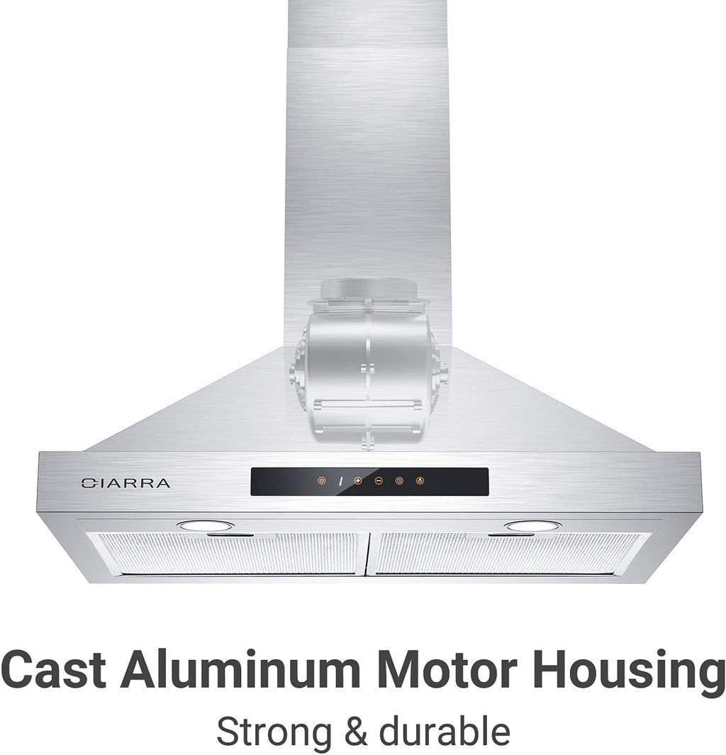30 inch 450 CFM Stainless Steel Vent Hood T593