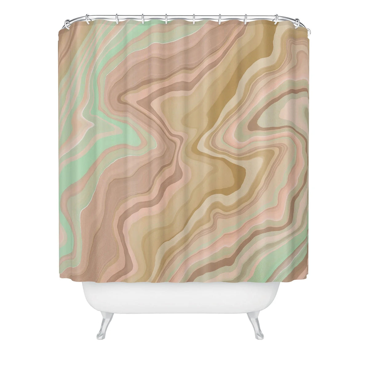 Abstract Shower Curtain 71" x 74" Q467598