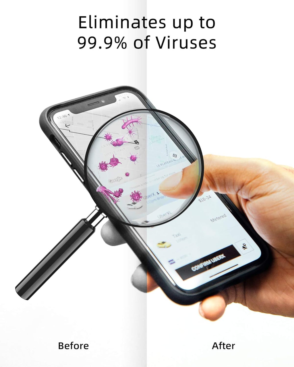 UV-C Light Sanitizer Box for Smartphone I443110