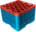 30-compartments Dishwasher Glass Rack with Color-Coded Extenders A59046