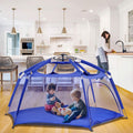 Navy 6 Panel Pop Up Playpen S56607