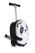 White Polly The Panda Scooter Suitcase C7876