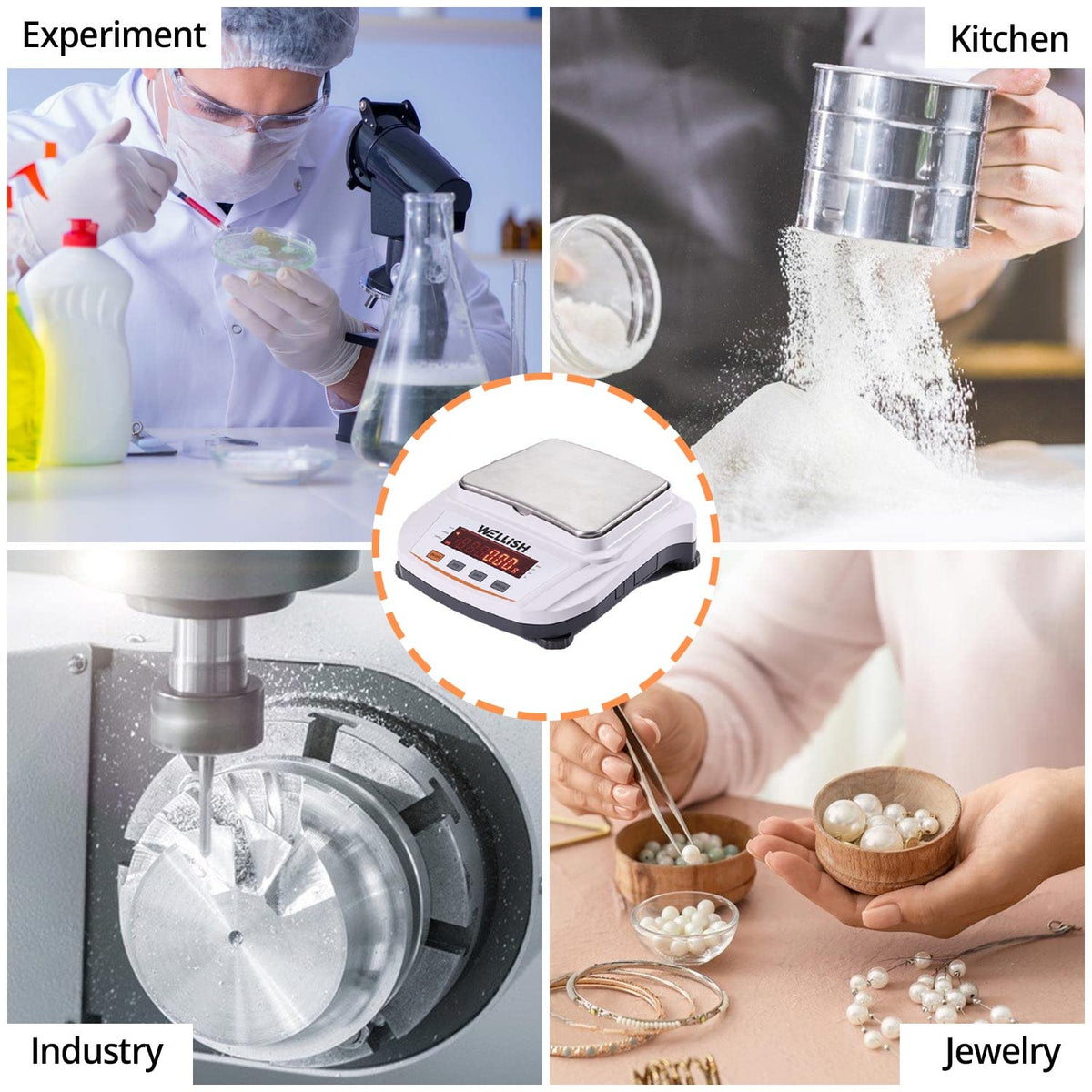 2000g/0.01g High Precision Digital Analytical Balance Scale E816308