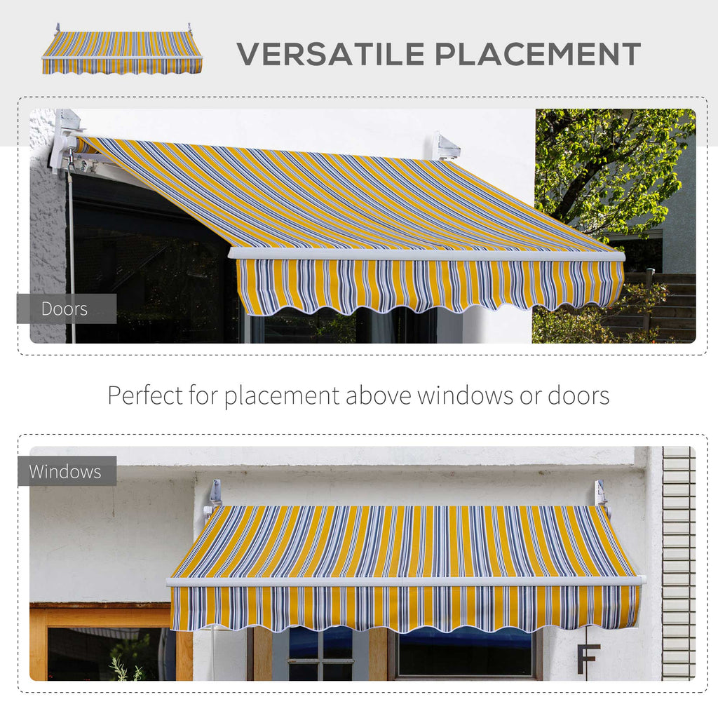 Retractable Patio Awning Sun Shade S593274
