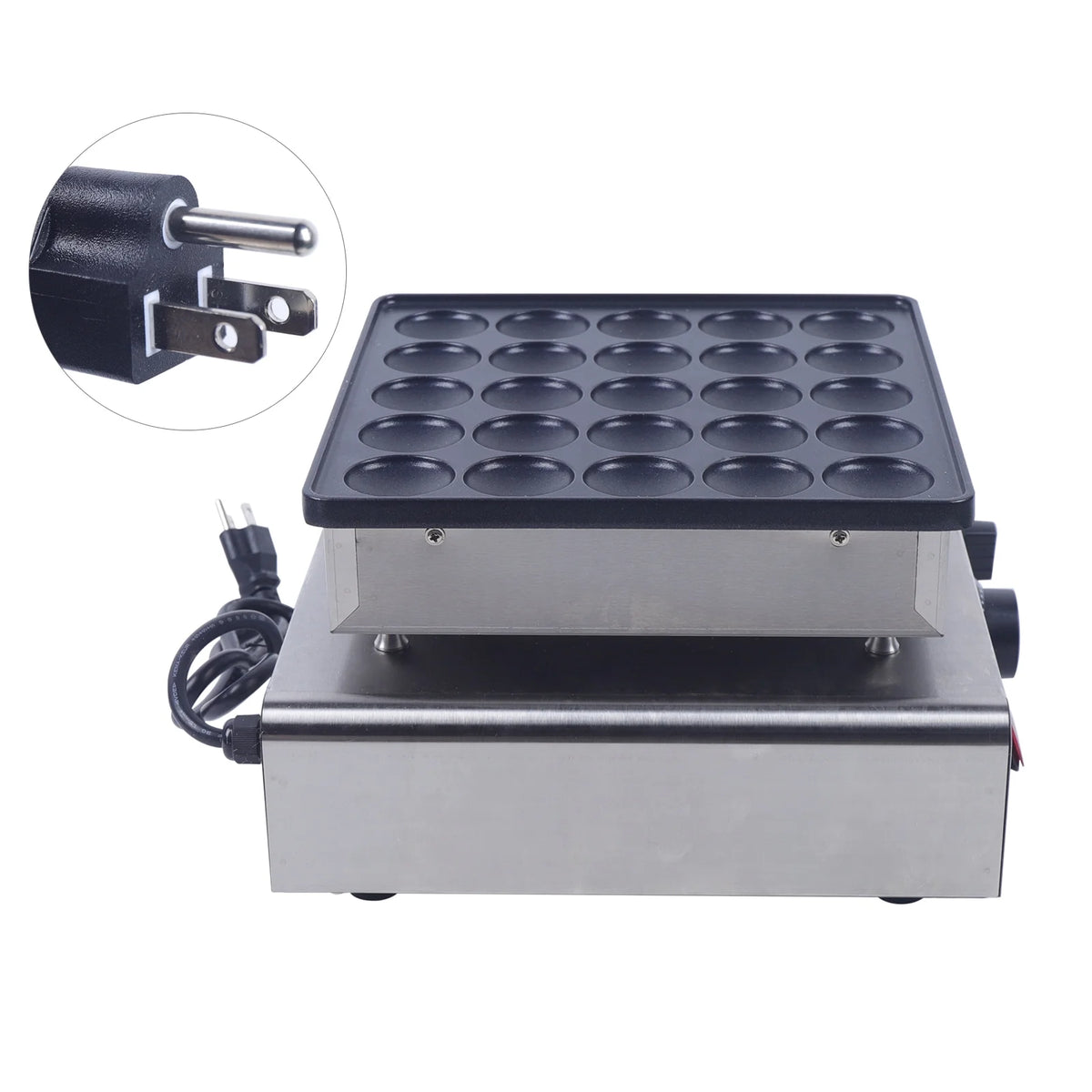 25pcs Nonstick Electric Muffin Maker J3629