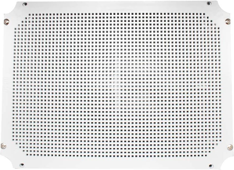 Outdoor Electrical Box Weatherproof Plastic Hinged Cover with 2 NPT 3/4” Glands T1626