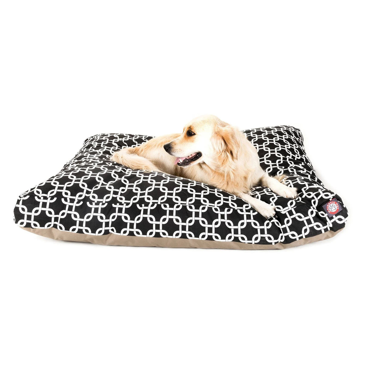 Black Rectangle Pet Bed A175