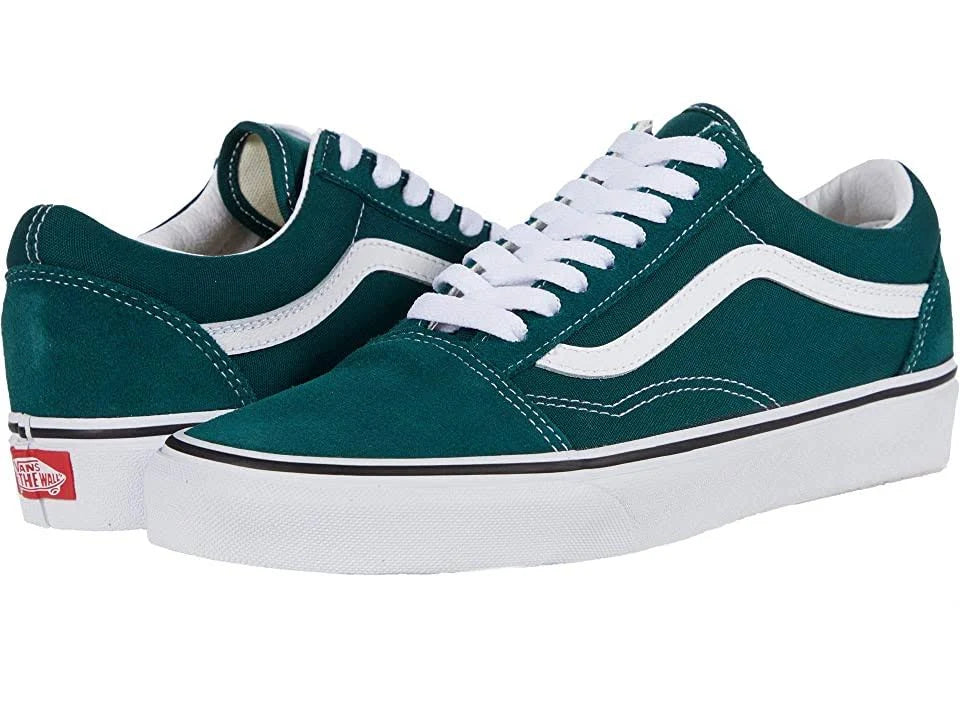 Bistro Green True White Old Skool Shoes F302908