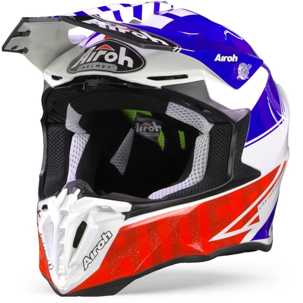 Blue Tech Motorcycle Helmet Q8536