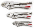 5 Piece Curved Jaw & Long Nose Locking Pliers with Wire Cutter U32459
