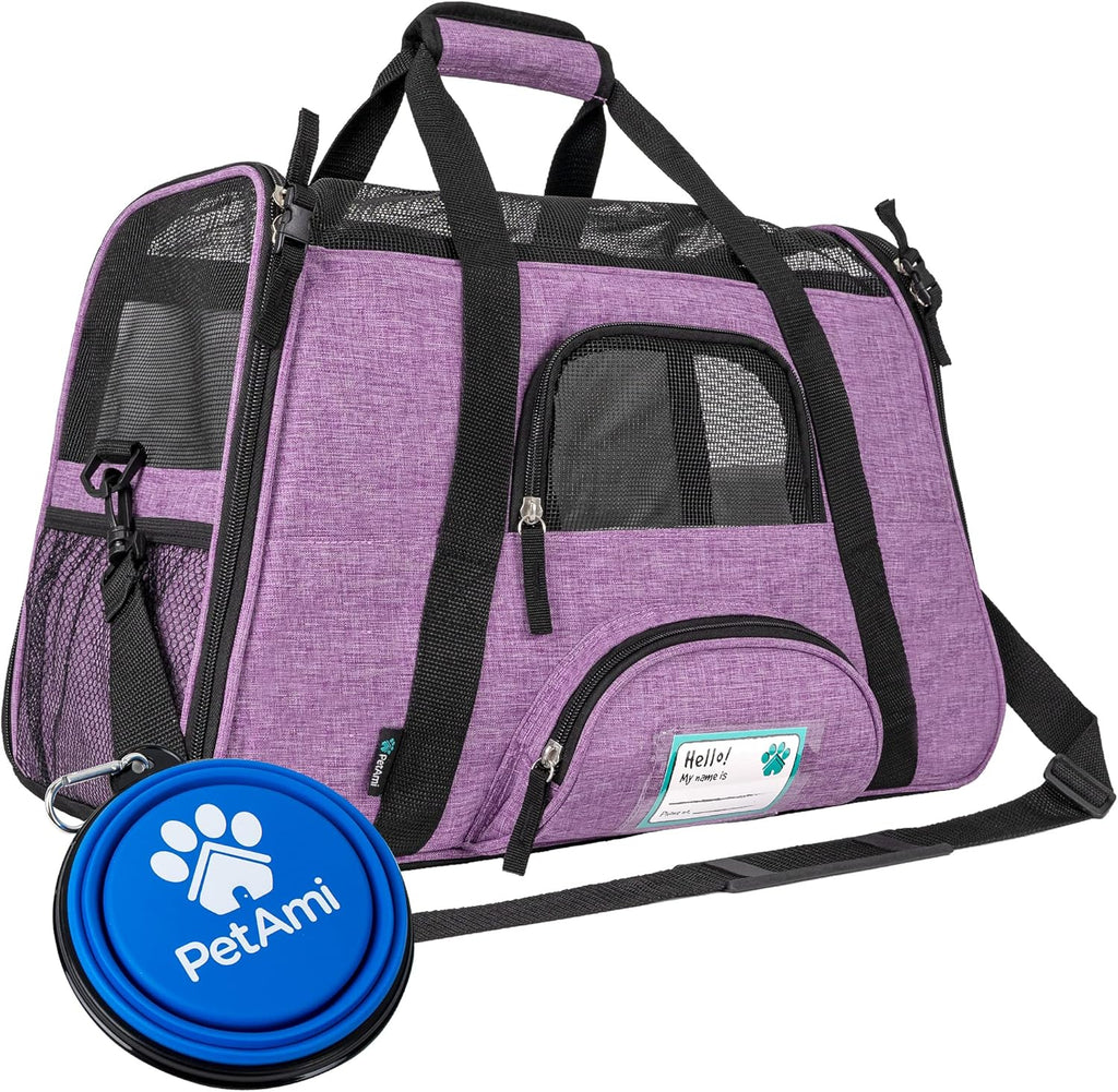 Soft-Sided Pet Travel Carrier, Small, Grey, Pack of 2 Q5259