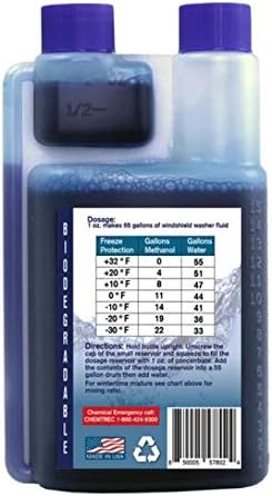 Windshield Washer Fluid Concentrate, 1 oz. Makes 55 Gallons A181