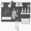 White Pegboard Wall Organizer with 18 Accessories, Pack of 2 M807