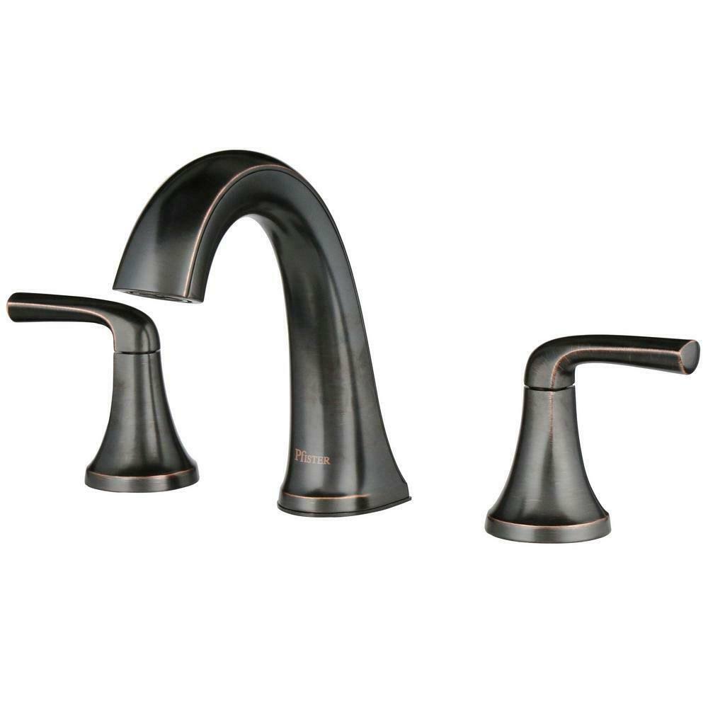 Tuscan Bronze 8 in. Widespread 2-Handle Bathroom Faucet Y121751