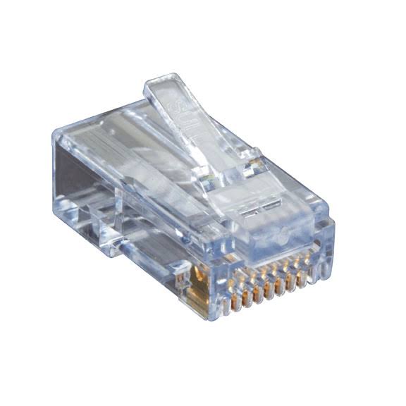 Cat6 EZ RJ45 Modular Plug Connector Pack of 100 P55361