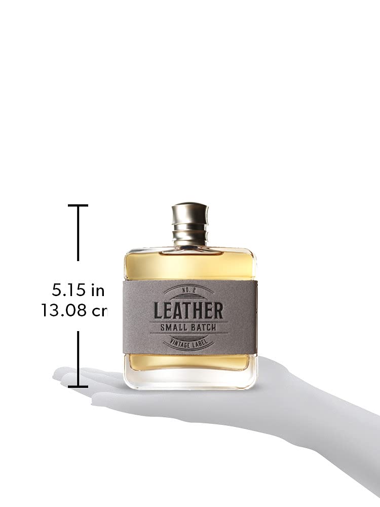 Leather Men's Cologne, Woody Notes - 3.4 oz 100 mL Pack of 2 H57863