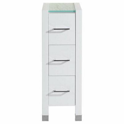 White 11 3/4 in. Wide Vanity Drawer Base M142646