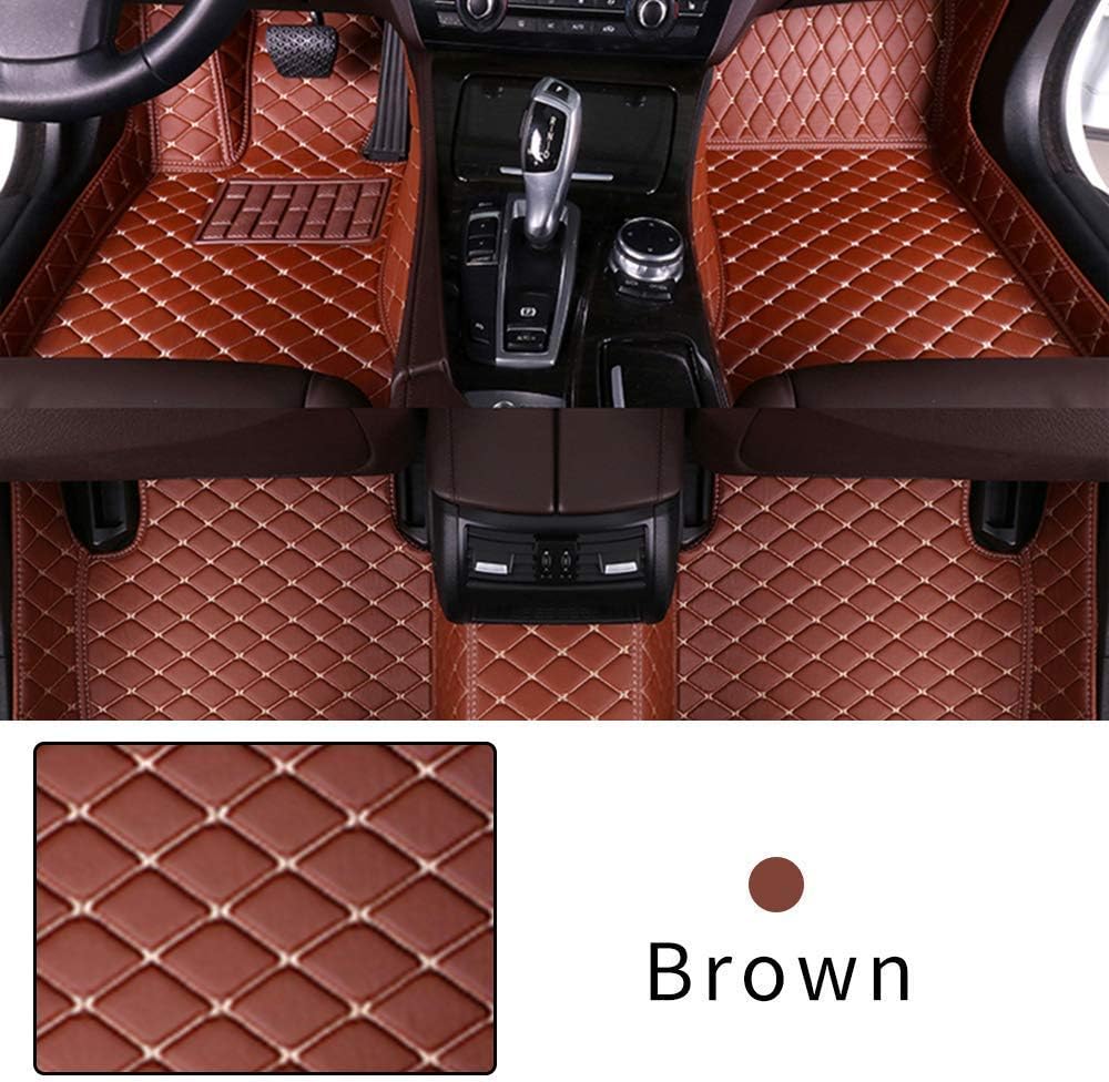 Black Beige Heavy Duty XPE Leather Car Floor Mat T761714